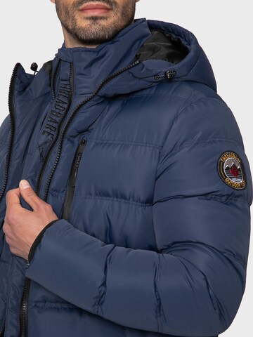 Threadbare Winter jacket 'Stadium' in Blue