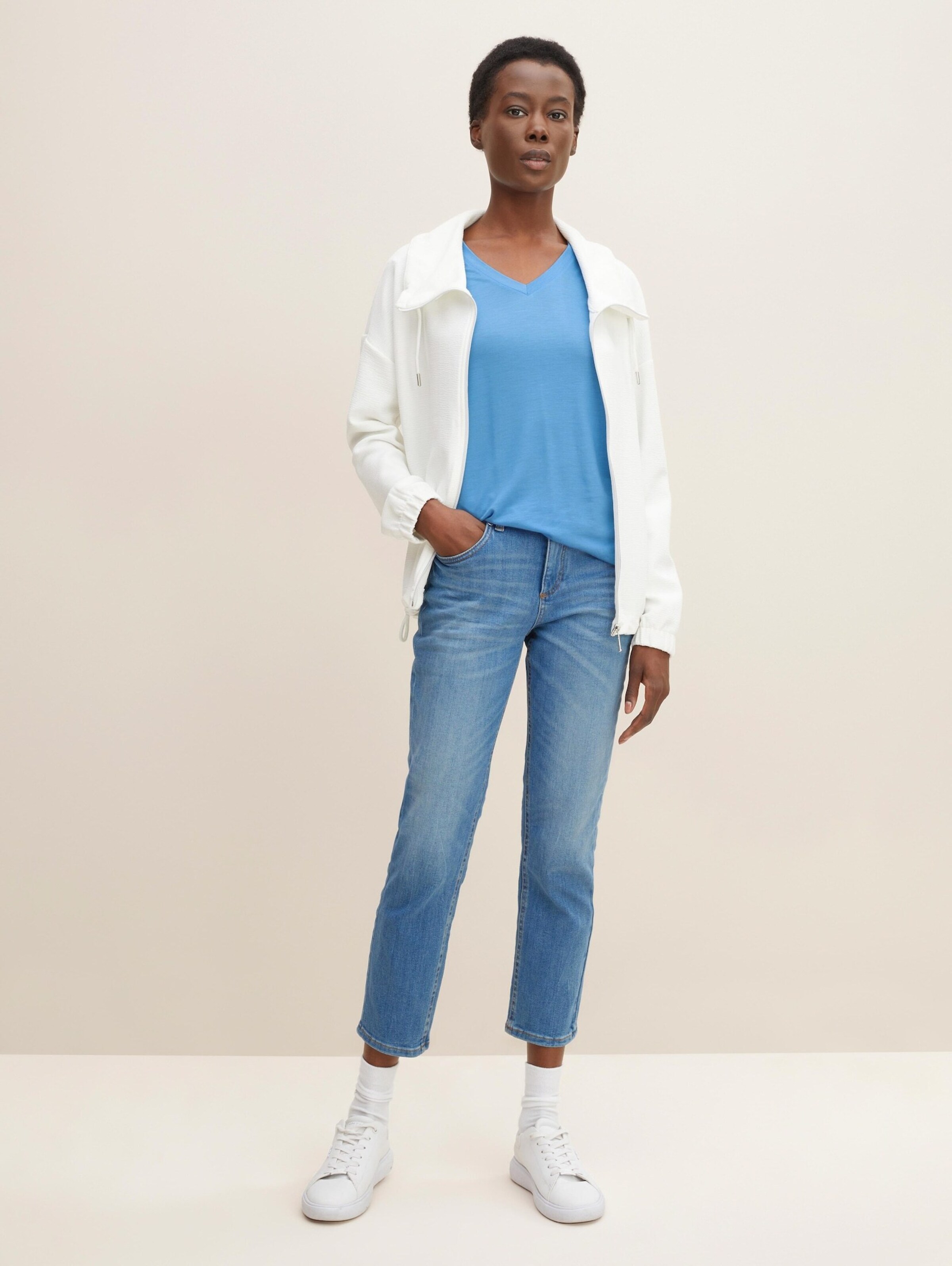 Frauen Shirts & Tops TOM TAILOR T-Shirt in Hellblau - IH25619 Frauen Shirts & Tops TOM TAILOR T-Shirt in Hellblau - IH25619
