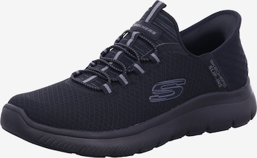 SKECHERS Hausschuh 'Slipper Herren 232457 BBK Kunststoff (Synthetik) in schwarz' in Schwarz: Vorderseite