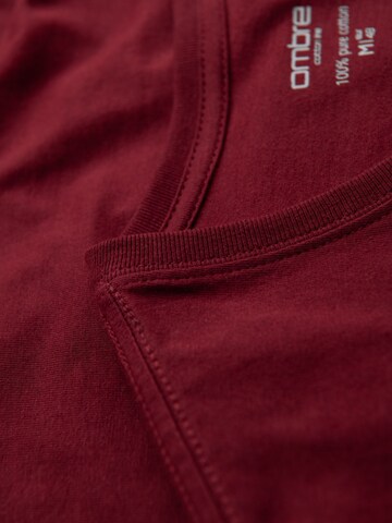 Ombre - Camiseta en rojo