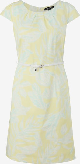 COMMA Kleid in gelb / mint / weiß, Produktansicht