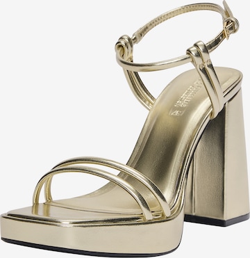 Pull&Bear Sandaalit värissä kulta: etupuoli