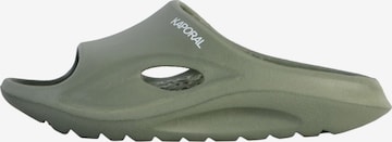 Sandalo di Kaporal in verde: frontale