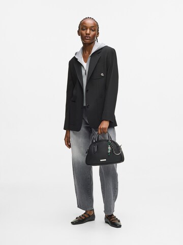 Borsa a mano 'Ikon' di Karl Lagerfeld in nero