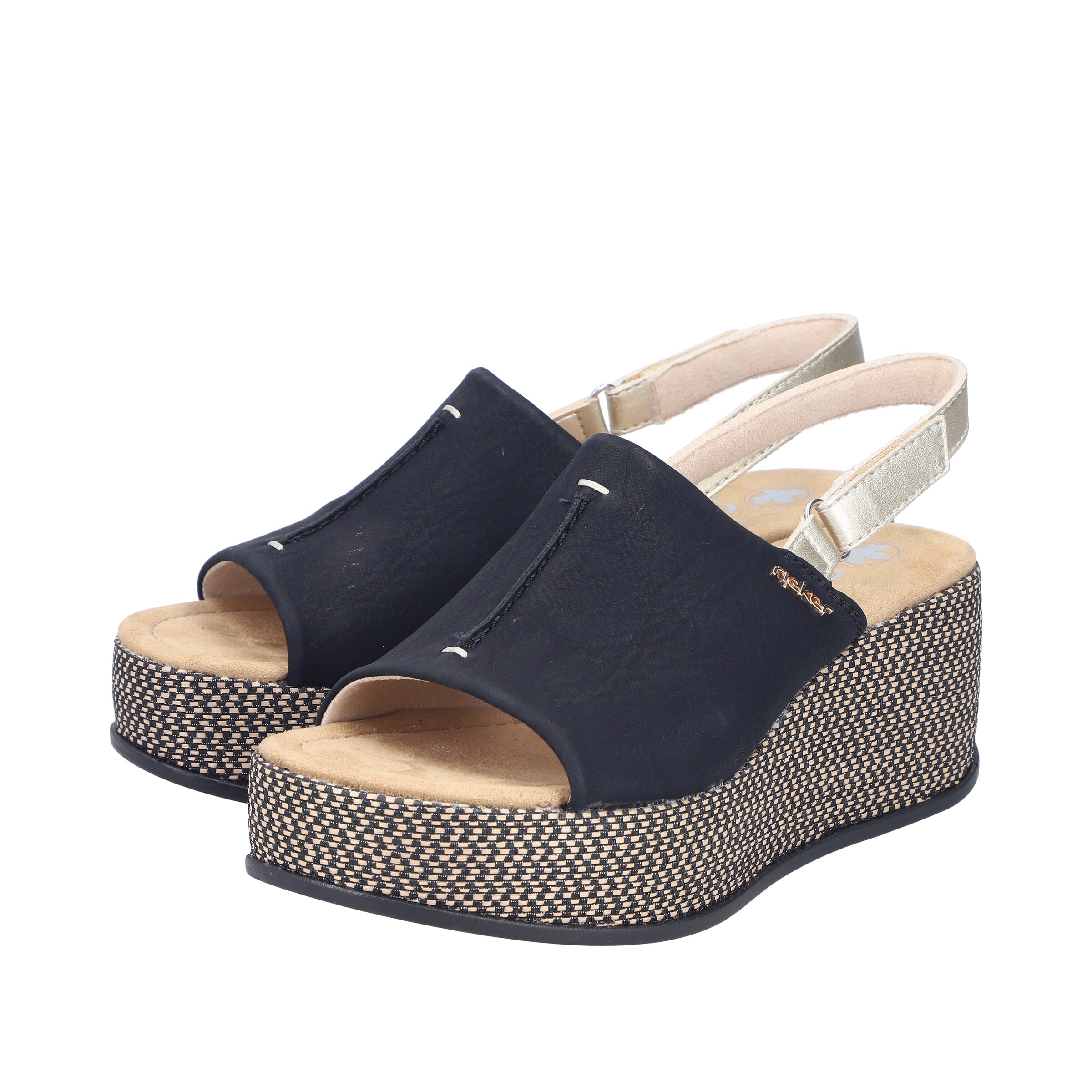 Sandales Rieker en bleu