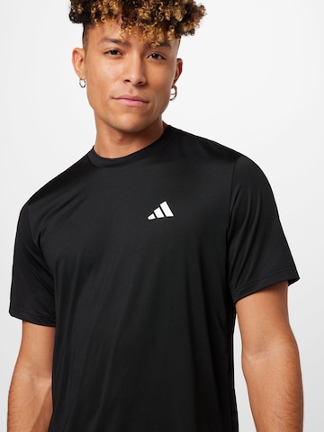 ADIDAS PERFORMANCE Функционална тениска 'Essentials' в черно