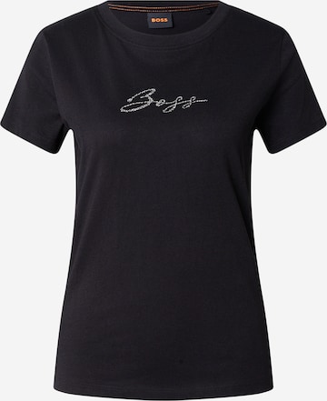 juoda BOSS Marškinėliai 'Esogo': priekis