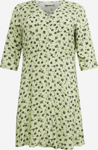 ONLY Carmakoma Shirt Dress 'Megan' in Green: front