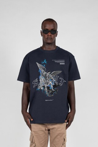 MJ Gonzales Shirt 'SAINT V.1' in Blauw