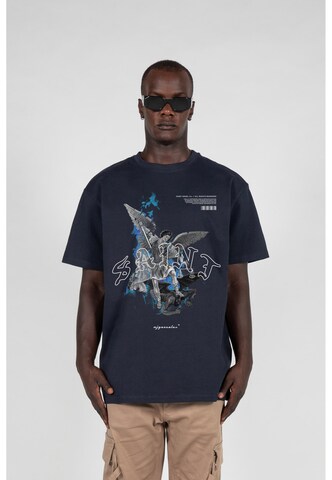 MJ Gonzales Shirt 'SAINT V.1' in Blauw