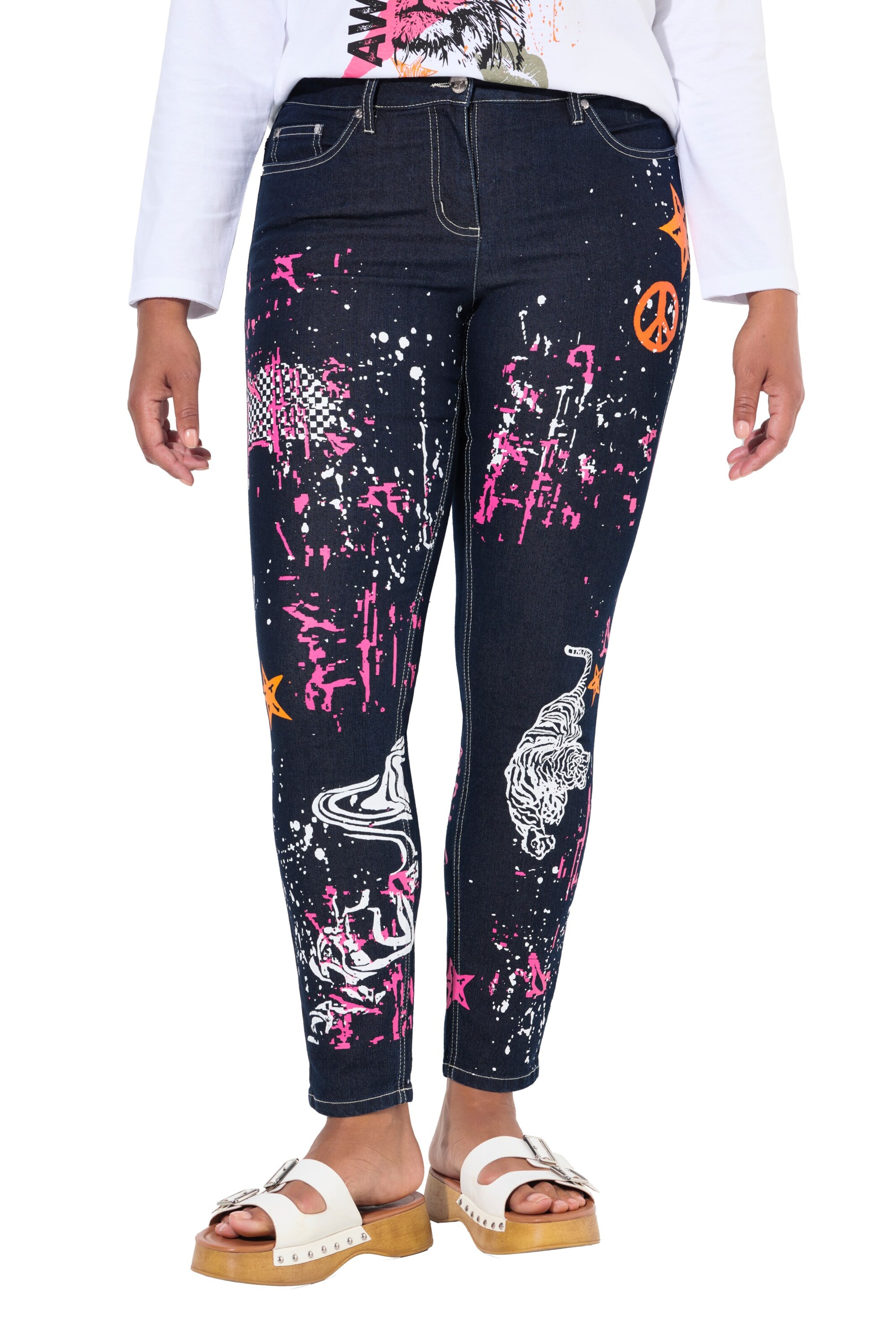 Angel of Style Regular Jeans in Blauw: voorkant