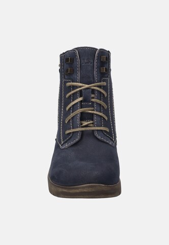 JOSEF SEIBEL Lace-Up Ankle Boots 'Conny' in Blue