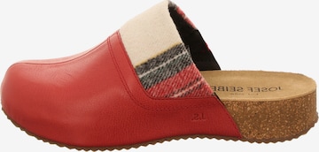 JOSEF SEIBEL Clogs 'TONGA 68' in Red: front