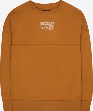 CONVERSE Sweatshirt in Brown: front