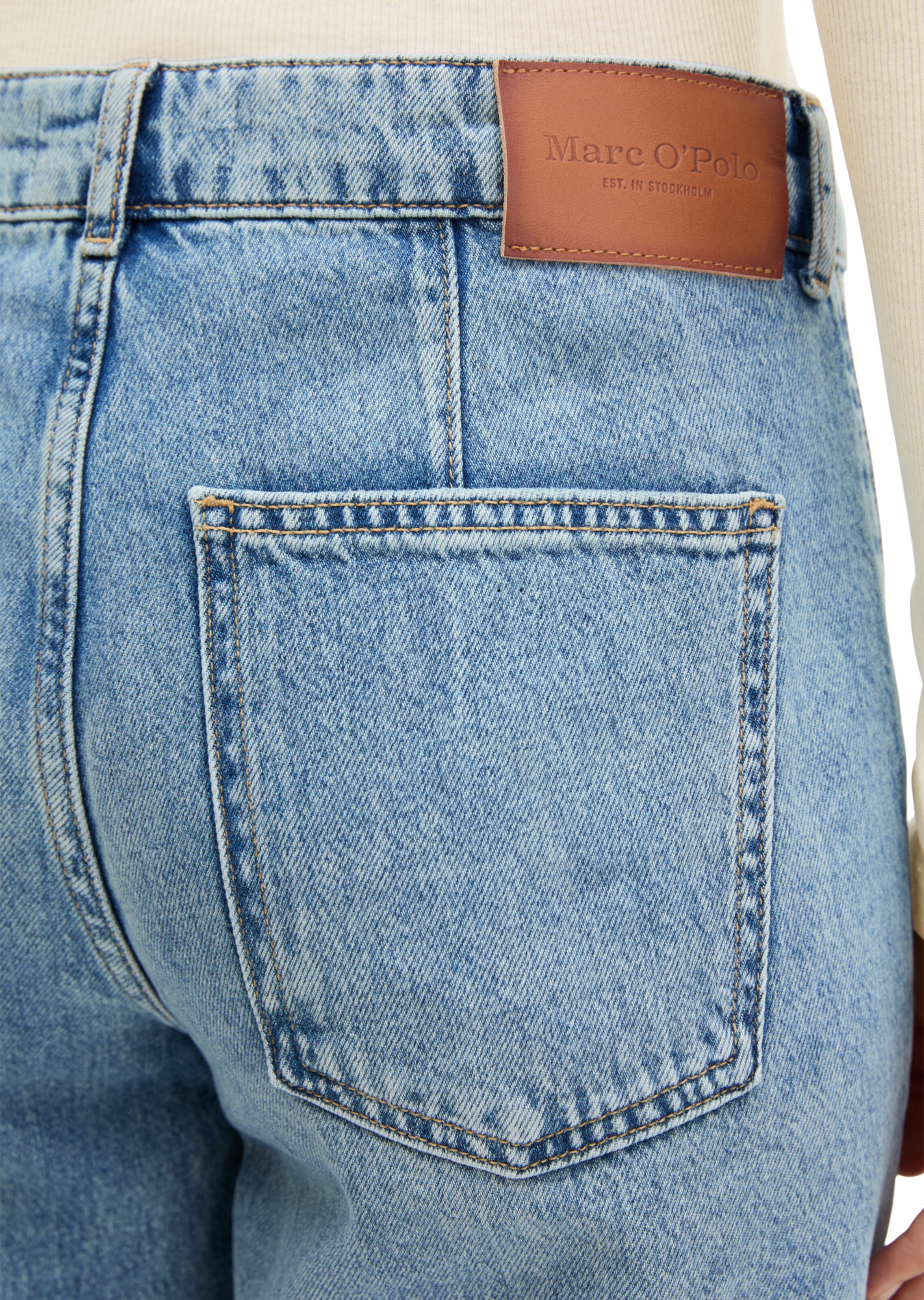 Marc O'Polo Flared Jeans 'Caya' in Blauw