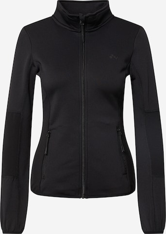 ONLY PLAY Athletic Fleece Jacket 'Jetta' in Black: front