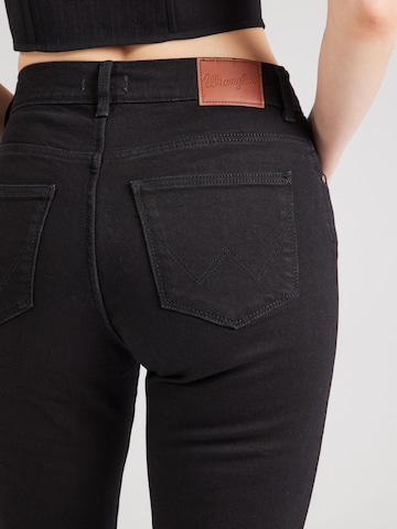 WRANGLER Skinny Džíny – černá