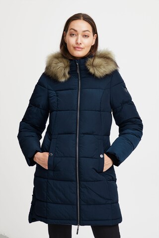 Fransa Winterjas 'Bac' in Blauw: voorkant