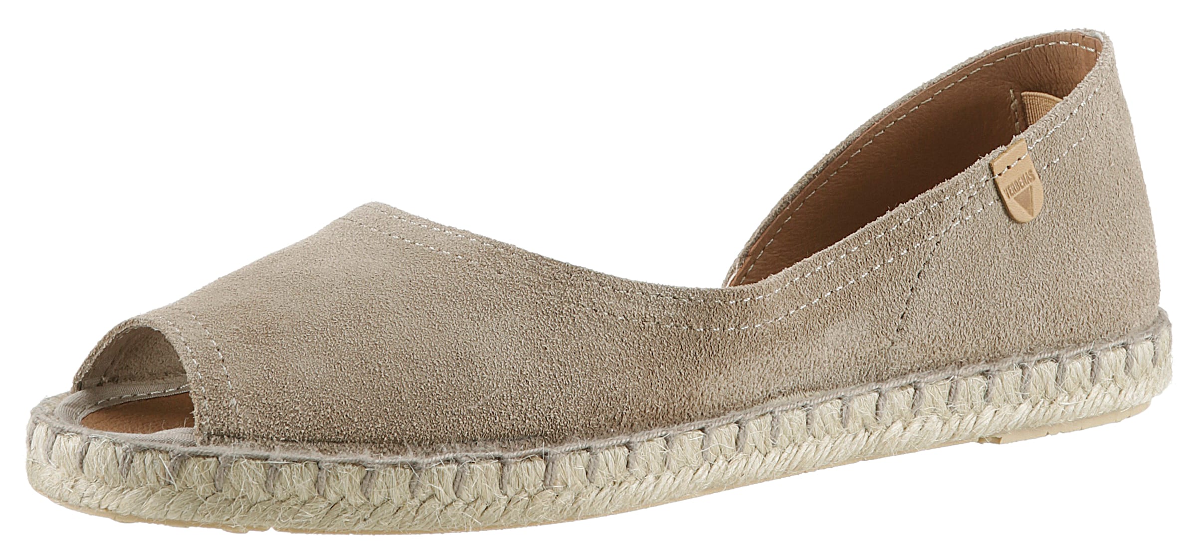 VERBENAS Espadrillaer 'CRUZ SERRAJE' i beige: forside