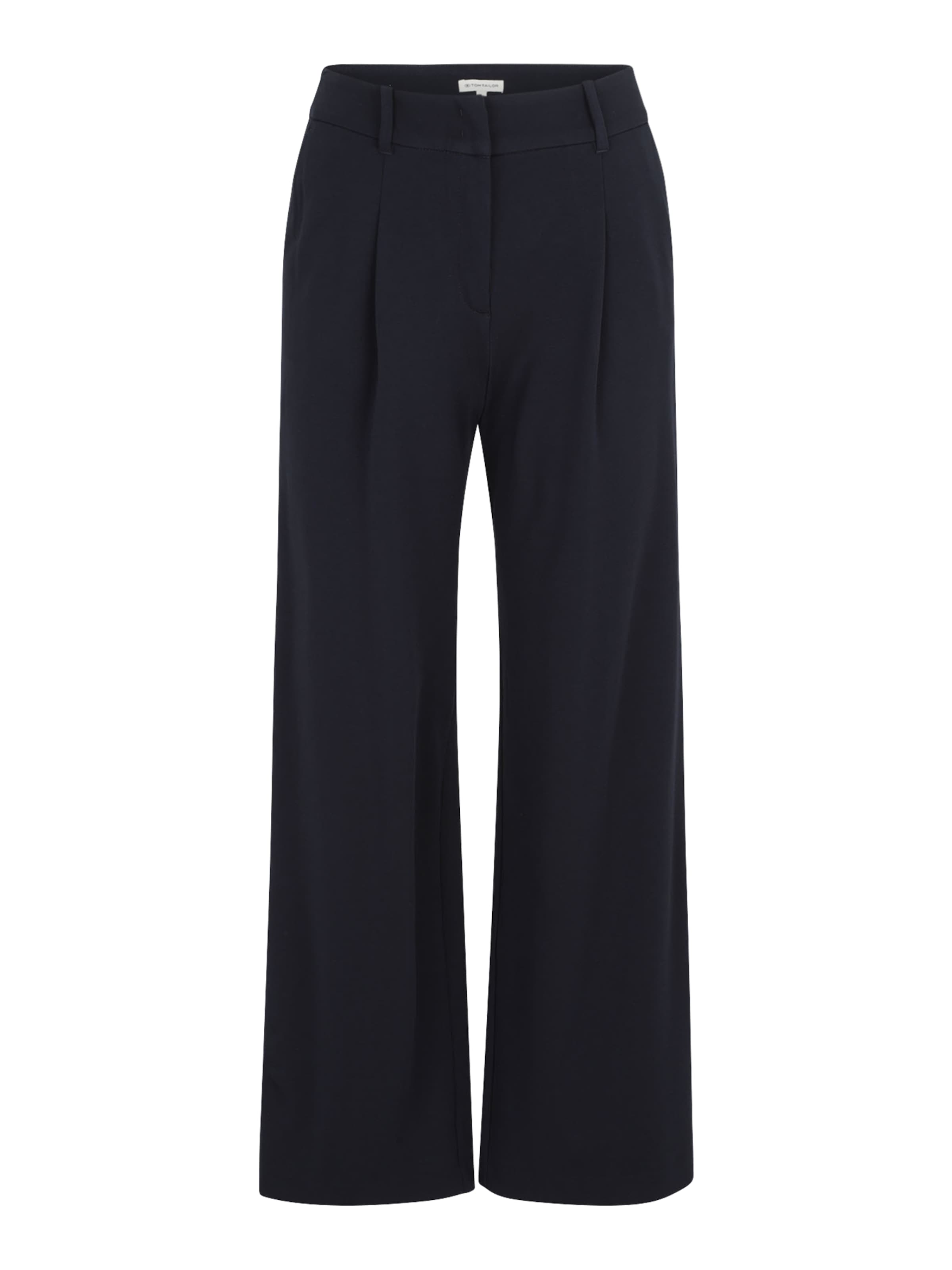 TOM TAILOR Παντελόνι με τσάκιση σε μπλε: μπροστά