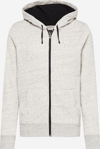 HOLLISTER Sweatjacke in Grau: predná strana