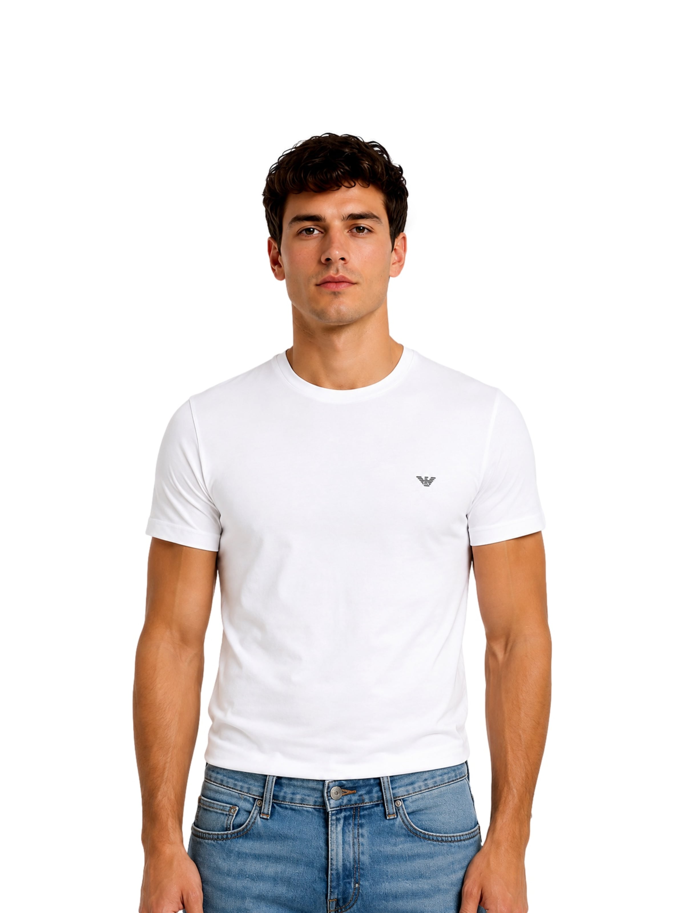 Emporio Armani Majica | bela barva: sprednja stran