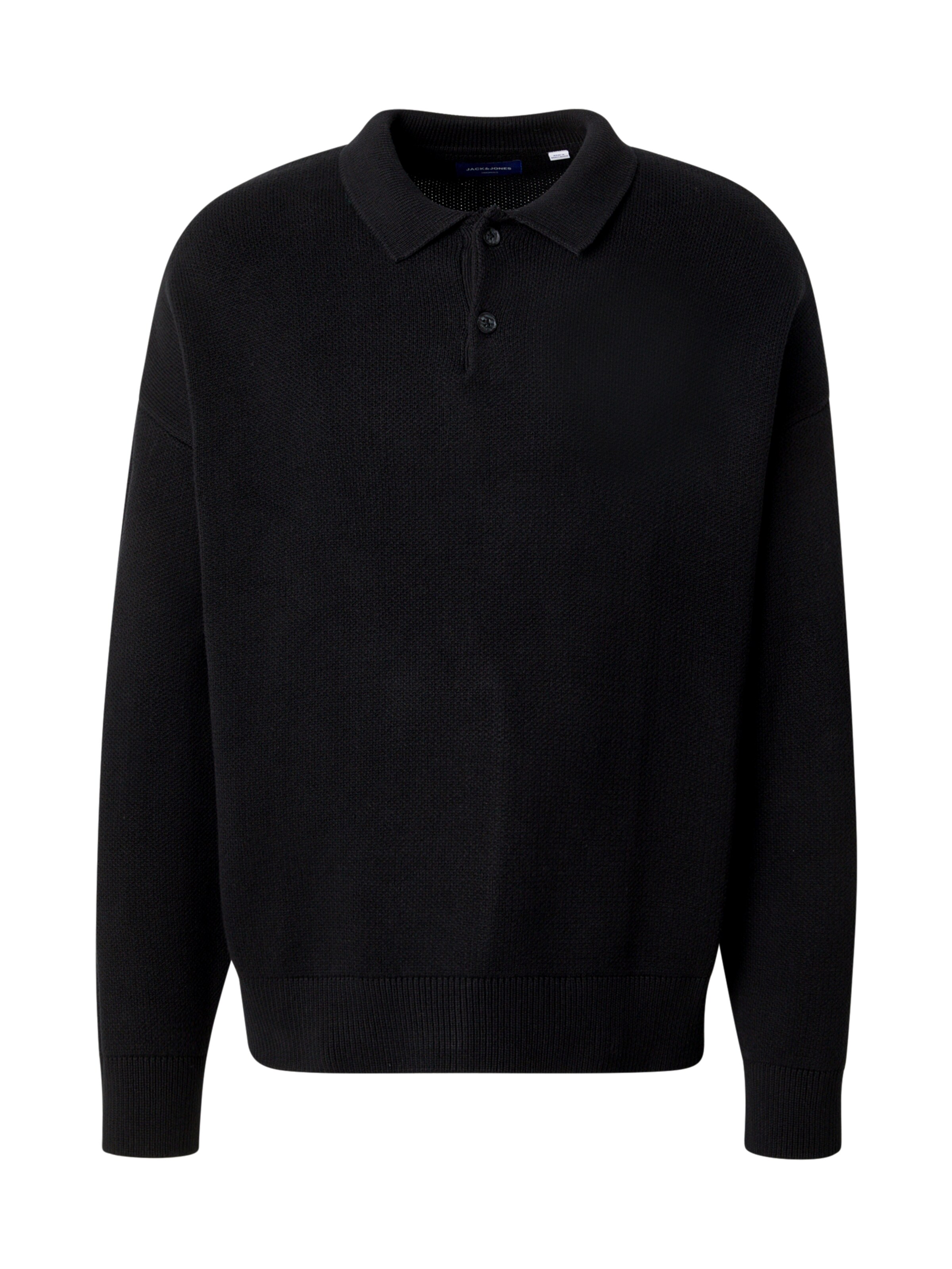 JACK & JONES Trui 'KOBE' in Zwart: voorkant