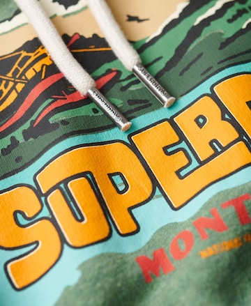 Sweat-shirt Superdry en vert