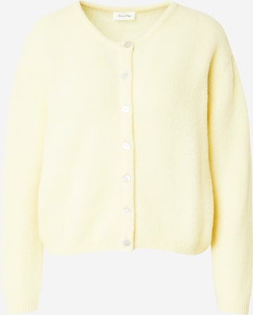AMERICAN VINTAGE - Cárdigan 'VITOW' en amarillo: frente