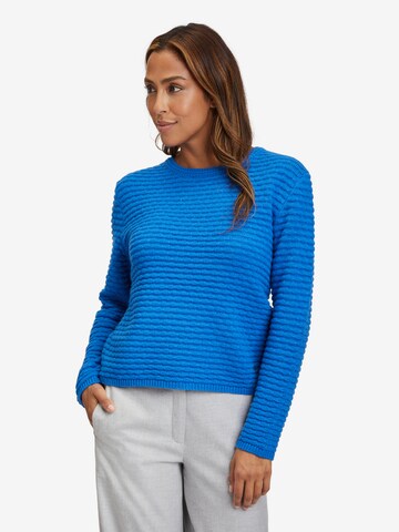 Pull-over Betty & Co en bleu : devant