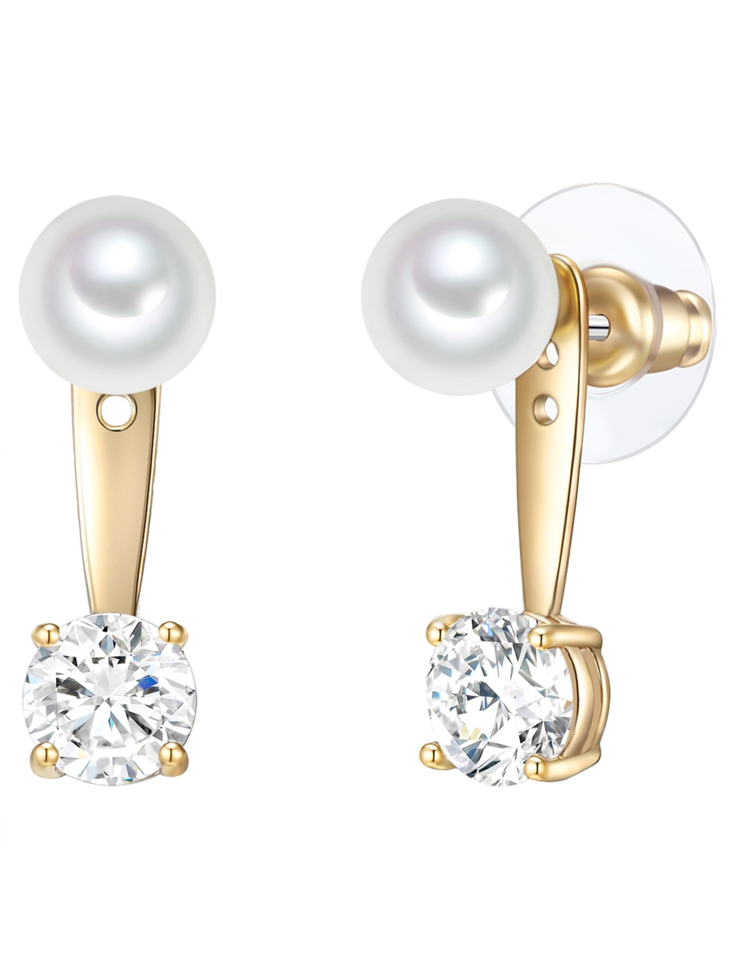 Orecchini di Lulu & Jane in oro: frontale