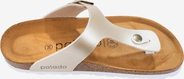 Tongs 'Kos' Palado en beige