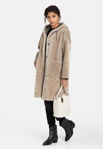 Werner Christ Winter Coat 'Aya' in Beige