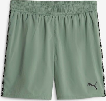 Pantaloni sportivi di PUMA in verde: frontale