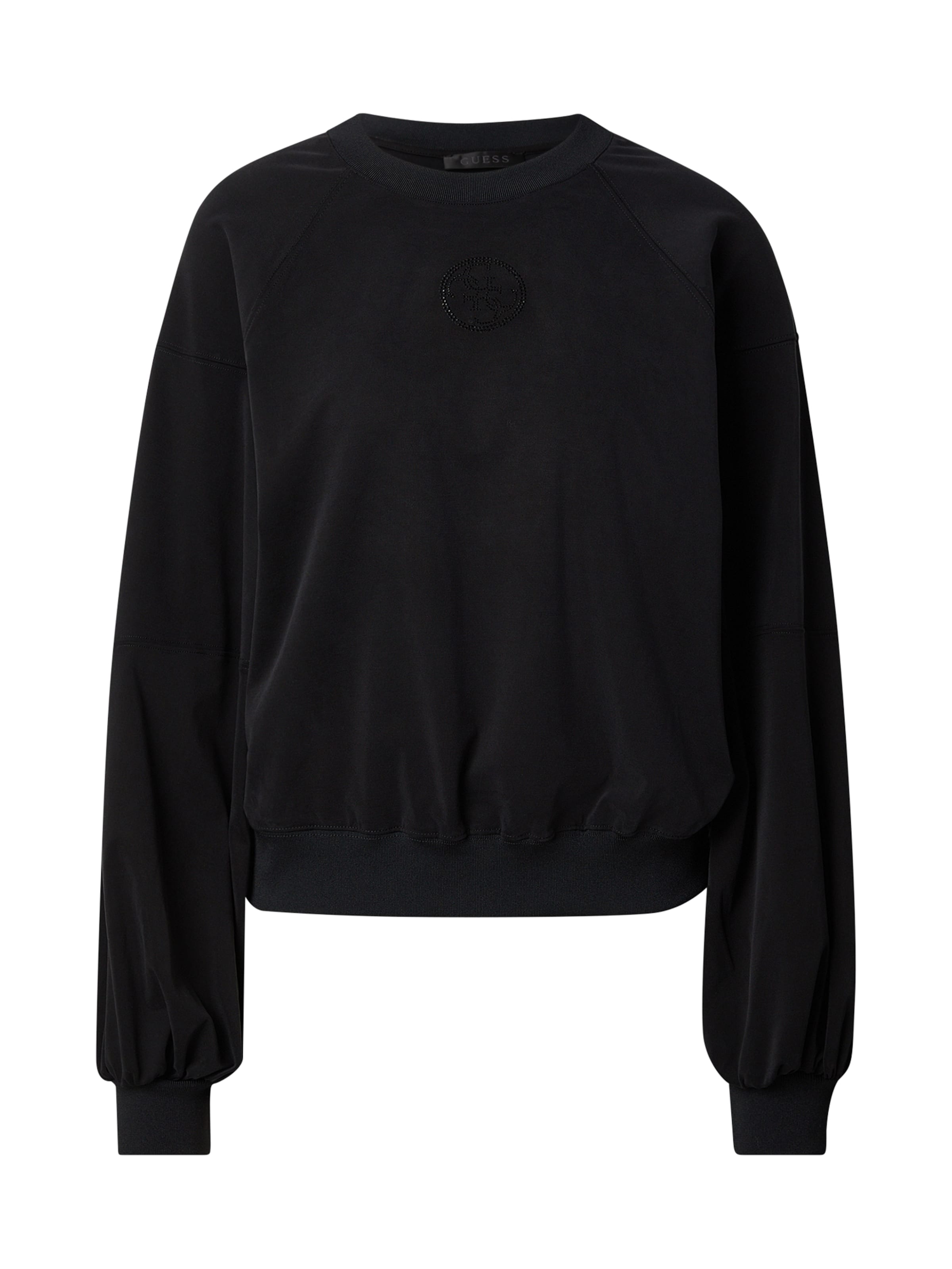 GUESS Sweatshirt in Black: front