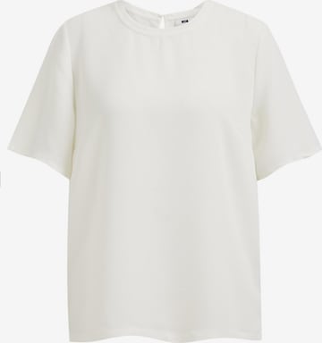 WE Fashion - Blusa em branco: frente