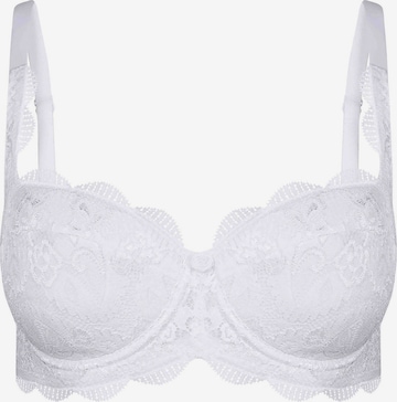 SUSA BH 'Wiesn-Zauber' in Weiß: Vorderseite