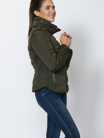 KOROSHI Winter parka in Green