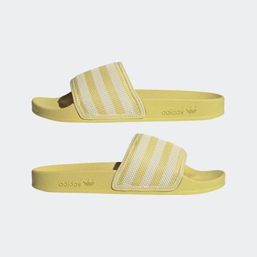 ADIDAS ORIGINALS Sandals 'Adilette' in Yellow