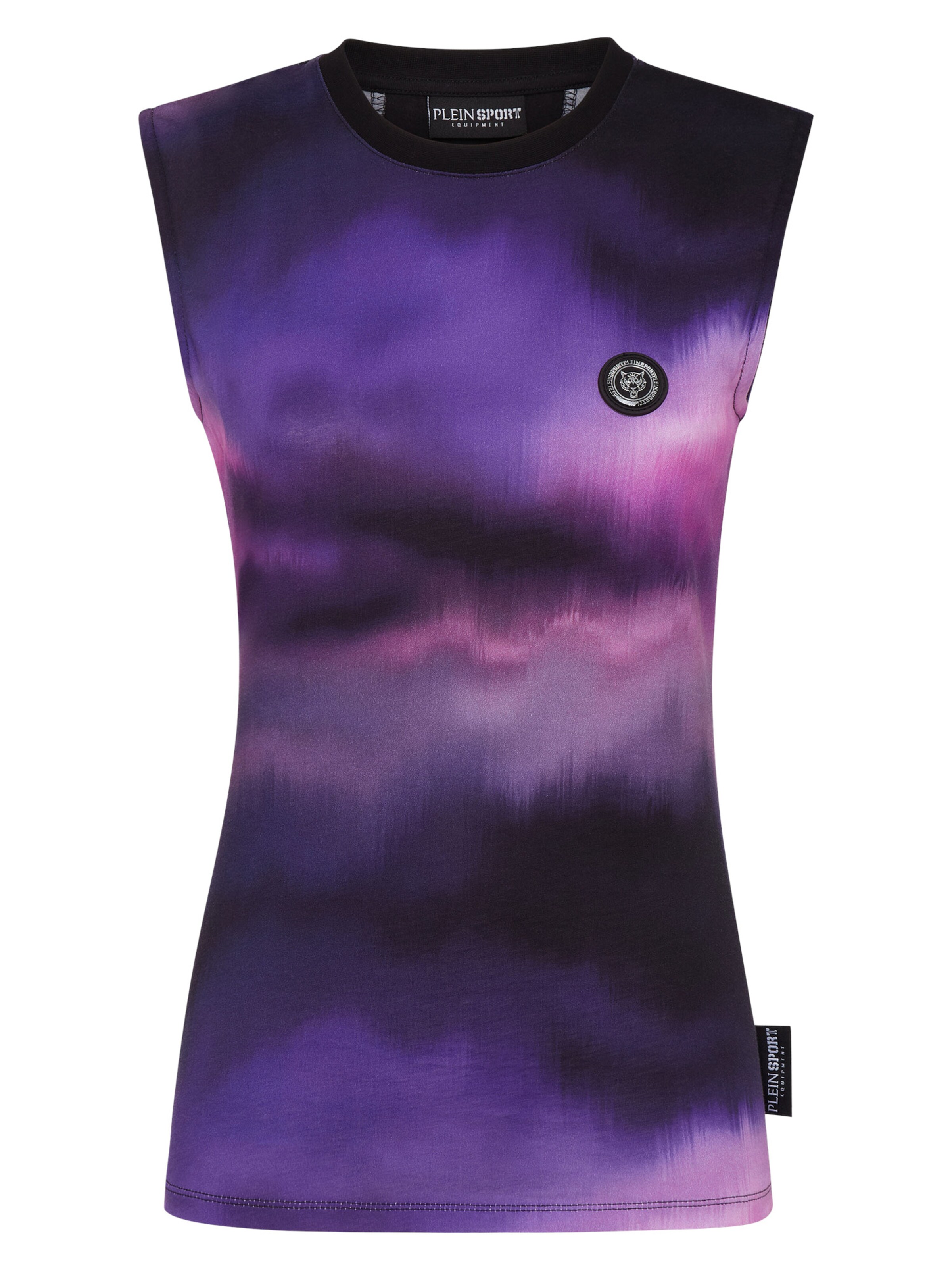Plein Sport Sporttop in aubergine / orchidee / dunkellila / schwarz, Produktansicht