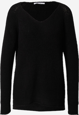 ABOUT YOU Пуловер 'EMIRA' в черно: отпред