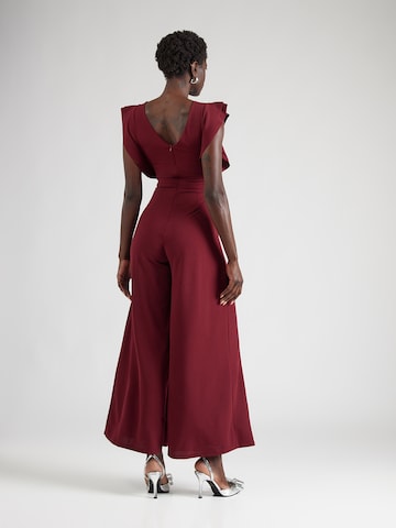 WAL G. - Jumpsuit 'FRANCESSCA' en rojo