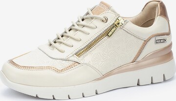 PIKOLINOS Athletic Lace-Up Shoes in Beige: front