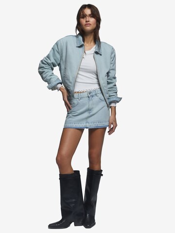 Pull&Bear Between-Season Jacket in Blue