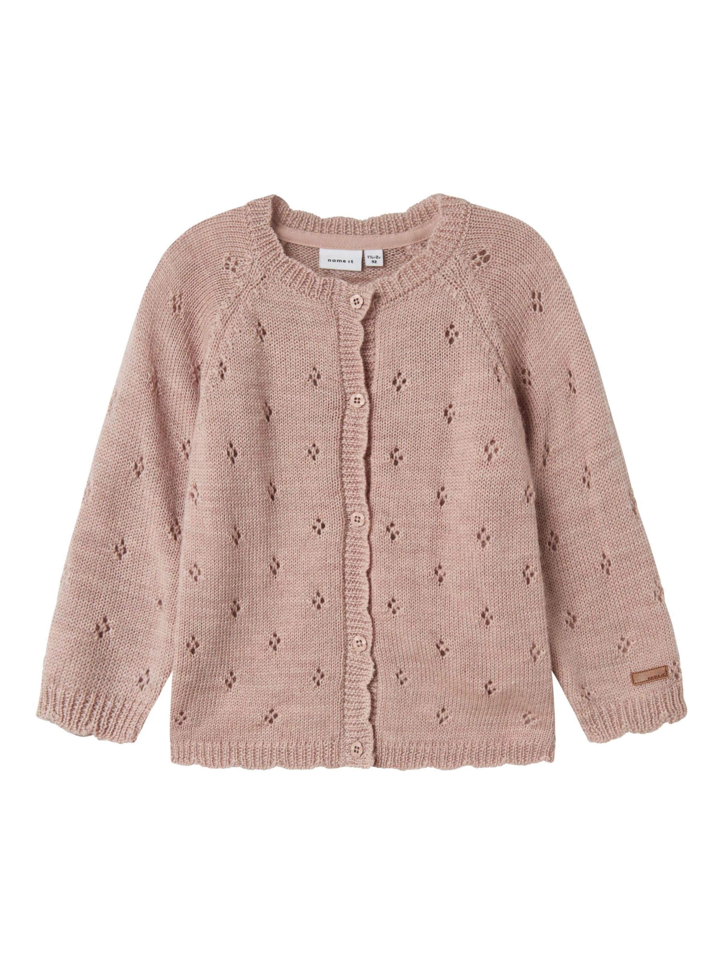 NAME IT Knit cardigan in Grey: front