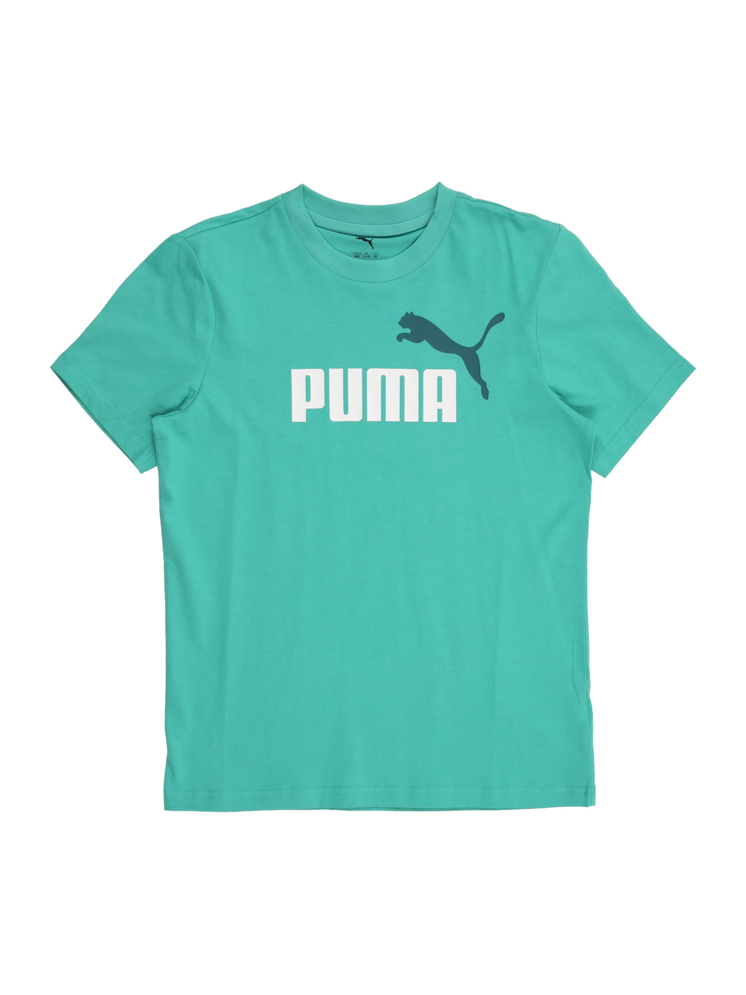 T-Shirt 'Essentials No.1' PUMA en vert : devant