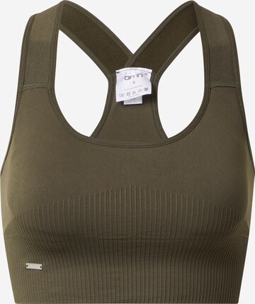 aim'n Bustier Sport bh in Groen: voorkant