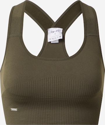 aim'n - Soutien Bustier Soutien de desporto em verde: frente