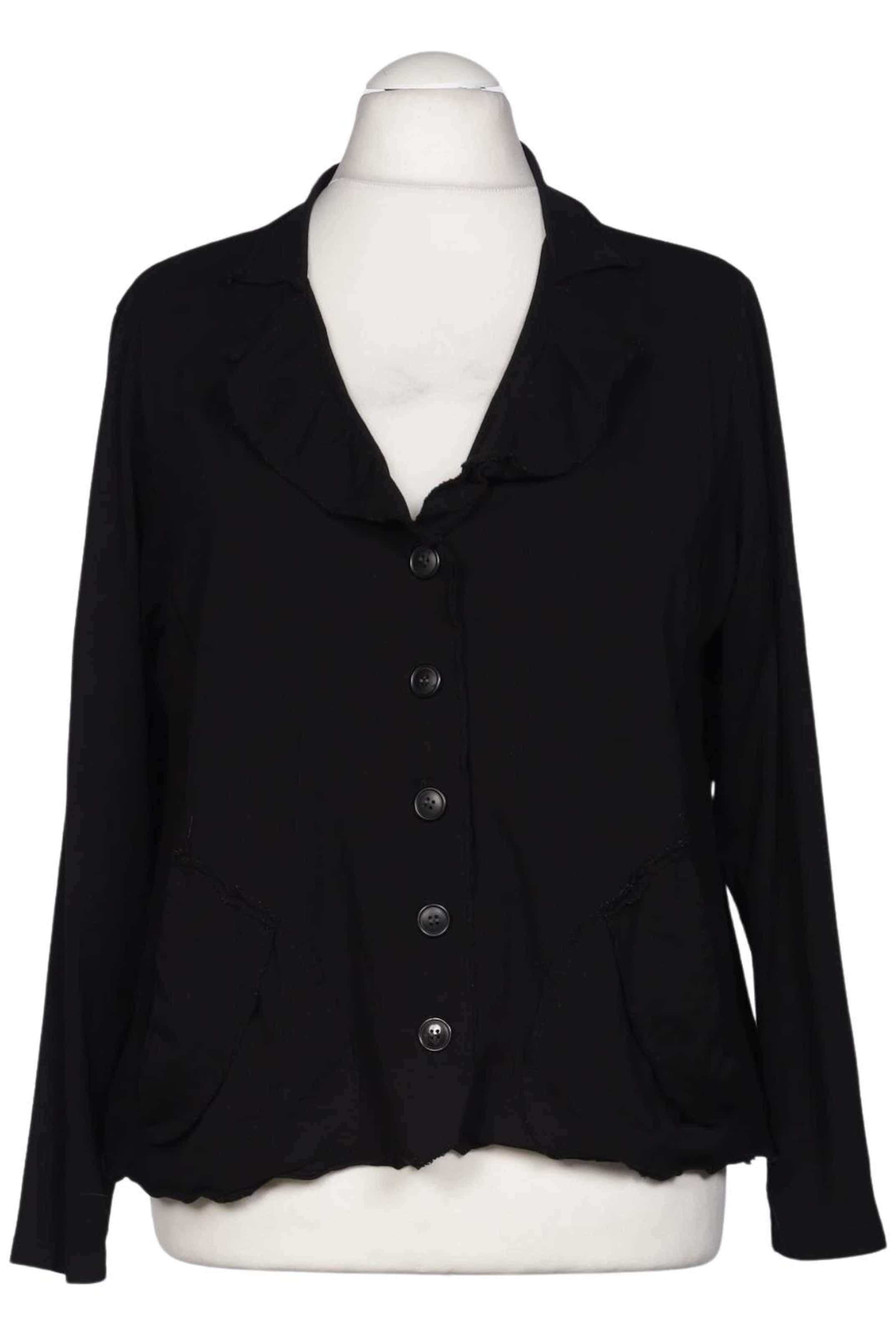 Zeitlos By Luana Blazer in 8XL in Black: front