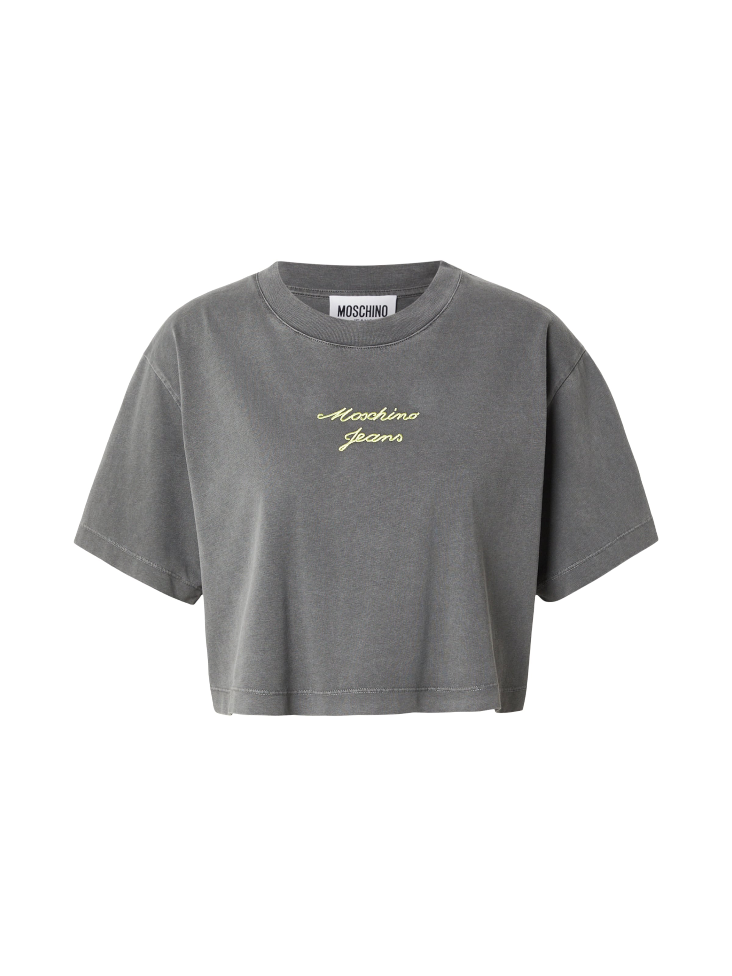 T-shirt Moschino Jeans en gris : devant